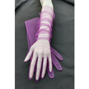 Sibel Kaplan Bella Abiye Gelin Eldiveni Uzun