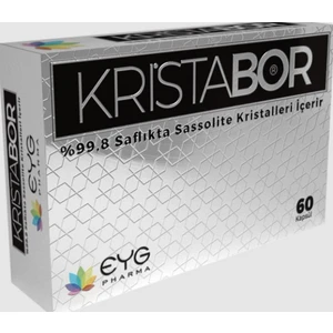 Kristal Bor İçerikli Kapsül Gıda Takviyesi 60 Tablet