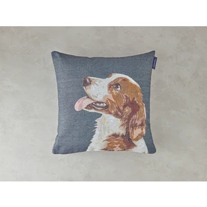 English Home Breton Goblen Kırlent Kılıfı Mavi