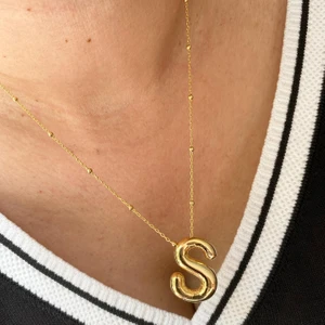 Simurg Jewellery Gümüş Balon Harf Kolye