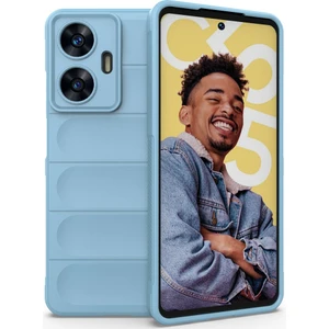 Case Street Realme C55 Kılıf Optimum Mat Kamera Korumalı Silikon Mavi