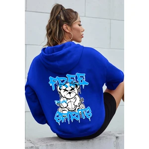 Uygun Tarz Free Grafiti Sırt Baskılı Sweatshirt