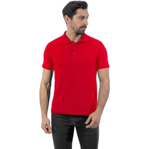 Şensel, Polo Yaka Tişört, Kırmızı -136E302- T-shirt, Tshirt, Kısa Kollu