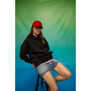 Oversize Kapüşonlu Sweatshirt