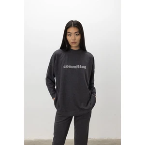 Committed Nakış Işlemeli Sweatshirt