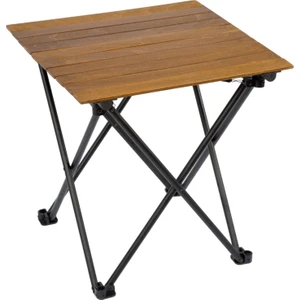 Funky Chaırs Elegance Ceviz Desen Katlanabilir Ahşap Kamp ve Piknik Masası 50X50X50CM