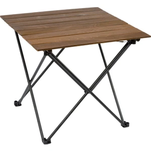 Funky Chaırs Elegance Ceviz Desen Katlanabilir AHŞAP Kamp ve Piknik Masası 68X70X60CM