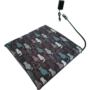 Isıtmalı Kedi Minderi Kedi Köpek Minderi Isıtıcılı Kedi Minderi Isıtıcı Pad 12VOLT 45X45CMX5CM