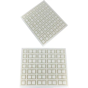 Nana Art Minyatür 1/12 Ölçekli Tam ve Yarım Düz Çimento Blok Silikon Kalıp