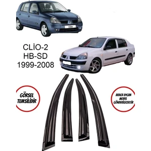 Renault Clio 2 Cam Rüzgarlığı 4lü 1999-2008 Arası