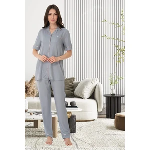 Lohusa  Pijama Takımı Gri - 8069