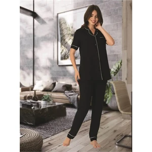 Lohusa  Pijama Takımı Siyah - 8069