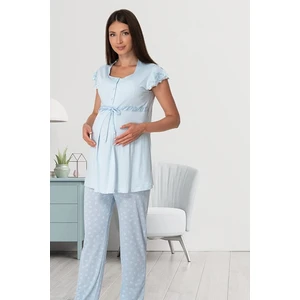 Lohusa Pijama Takımı Mavi - 6012