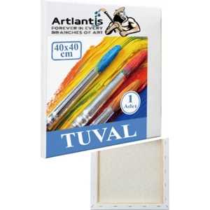 Tuval 40X40 cm Astarlı Kare Tuval 1 Adet Resim Tuvali 40*40 cm Tual Akrilik Boya Yağlı Boya Için Ideal