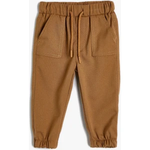 Jogger Pantolon Beli Bağlamalı Cepli