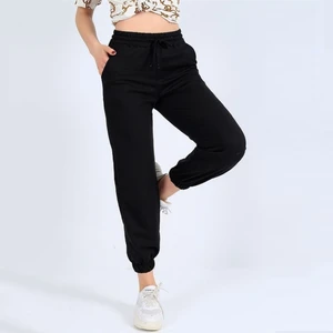 Kadın Eşofman Altı Bel Lastikli IpliPaça Ribanalı 2 Cepli