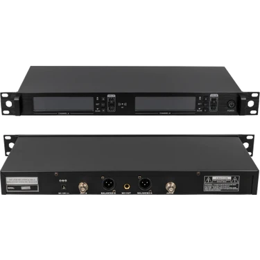 Magıcvoıce MV-21633 2 El Tipi Mikrofonlu 100+100 Kanal Antenli Uhf-Pll Kablosuz Telsiz