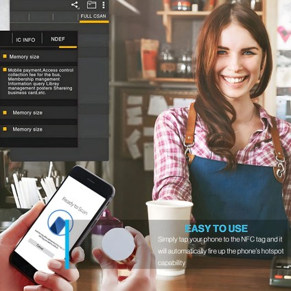 Nfc Etiketleri, Nfc KARTLARI,215 Nfc Etiketi Yeniden Yazılabilir 215 Nfc,nfc Özellikli Mobil (Yurt Dışından) modelleri