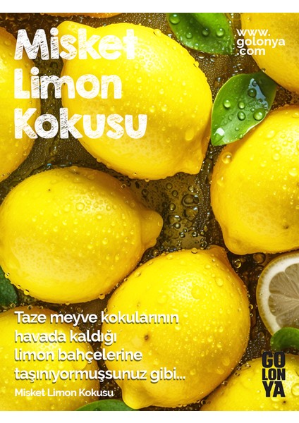 Misket Limon Kokulu Kolonya - 250 ml Cam Şişe