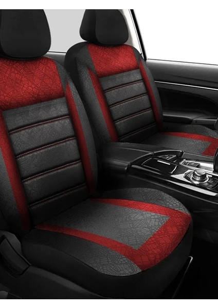 Dodge Nıtro Uyumlu Anadolu Serisi Oto Koltuk Kılıfı Kırmızı