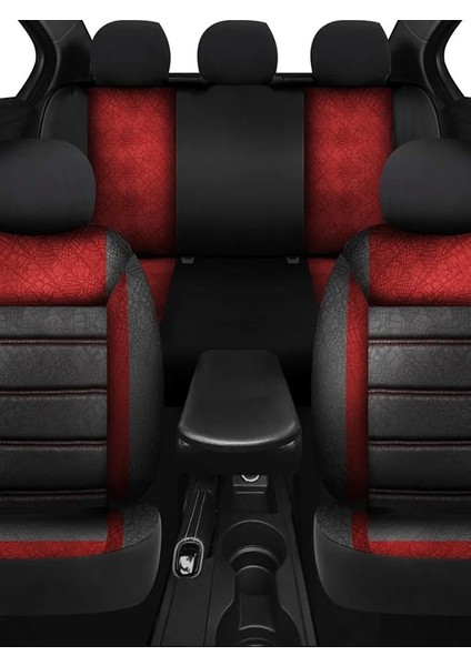 Dodge Nıtro Uyumlu Anadolu Serisi Oto Koltuk Kılıfı Kırmızı