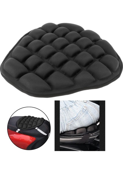 Motosiklet Bisikletleri 3D Koltuk Minderi Basınç Tahliye Evrensel Cruiser Için (Yurt Dışından) fırsatları