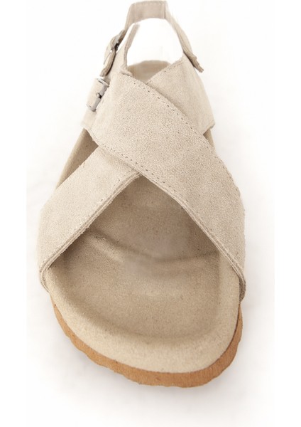 7541 Gerçek Süet Deri Kadın Sandalet indirimleri