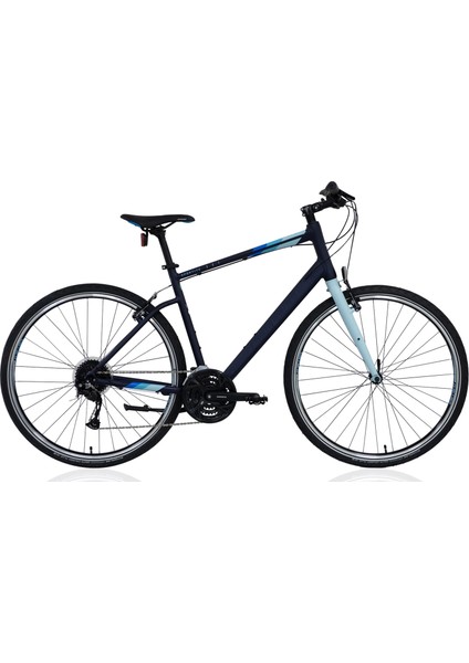 Sportive 327 28 Jant 27 Vites 56 cm V-Fren Şehir Bisikleti- Mat Lacivert-Açık Mavi