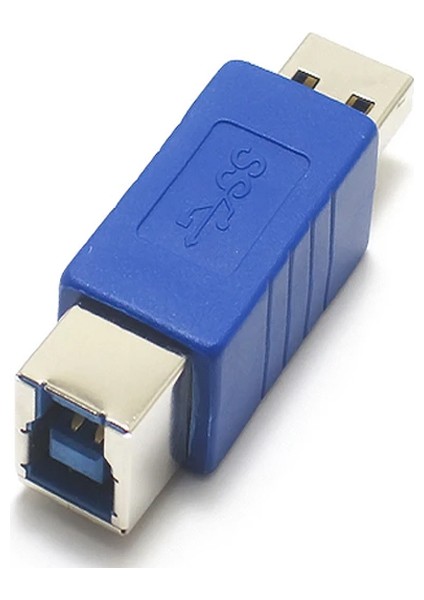 Mavi Ay Bilişim USB 3.0 Erkek USB B Dişi Çevirici Dönüştürücü Adaptör