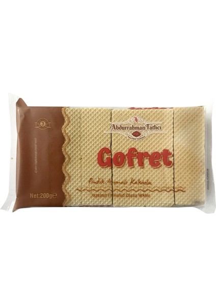 Abdurrahman Tatlıcı Gofret Kakaolu 200 gr 5 Li