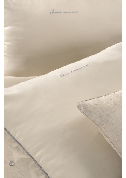 Voronej Krem Çift Kişilik Pamuk Saten 300 Tc Nevresim Takımı indirimleri