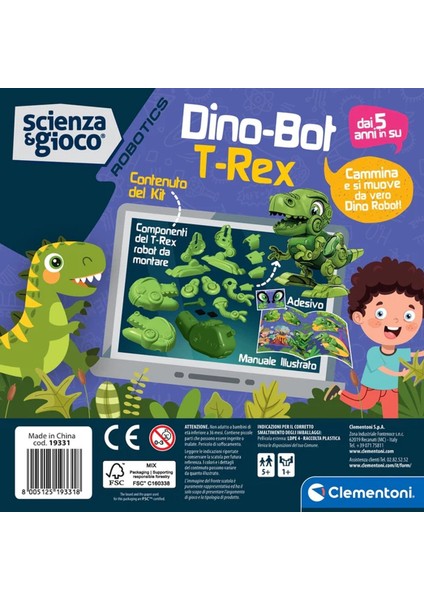 Sepetin Burada 75073 Robotik Laboratuvarı - Dinobot T-Rex +5 Yaş