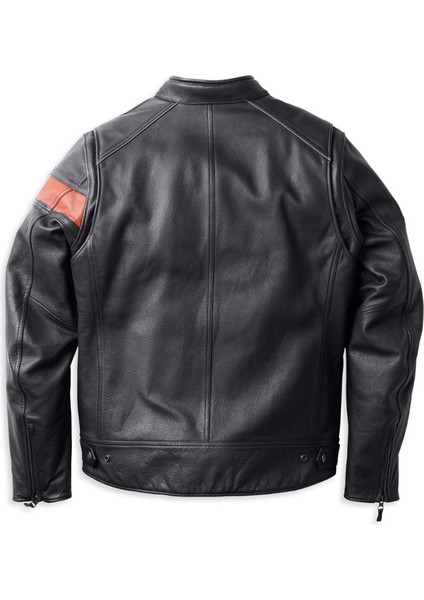 Harley-Davidson Men's Hwy-100 Waterproof Leather Jacket