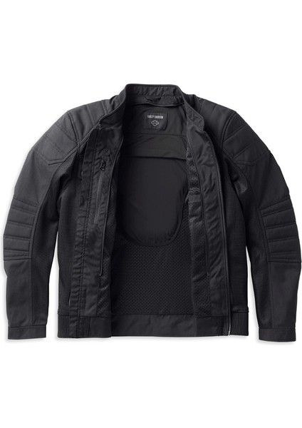 Harley-Davidson Men's Zephyr Mesh Jacket W/ Zip-Out Liner - Black