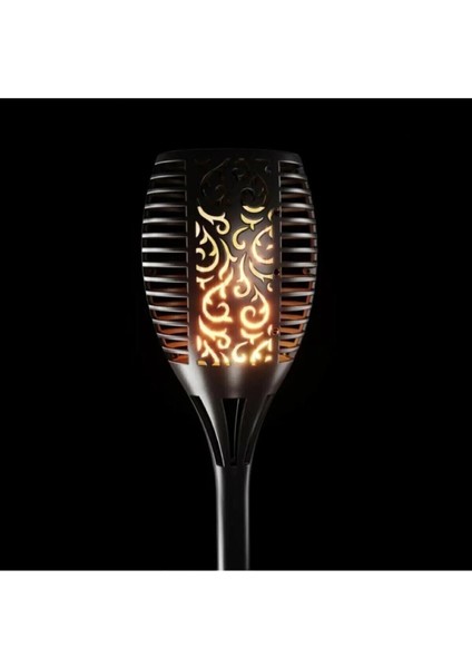 96 LED Alev Efektli Solar Lamba Dekoratif Bahçe Aydınlatma fiyatları