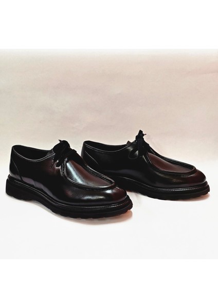 Hakiki Deri Eva Taban Kalın Bağcıklı Casual Erkek Ayakkabı modelleri