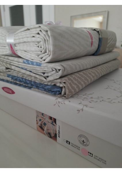 Ranforce Atlas Mavi Çift Kişilik Nevresim Takımı fiyatları