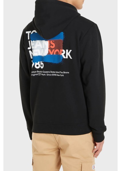 Pamuklu Regular Fit Kapüşonlu Sweat Erkek Sweat DM0DM18397 Bds