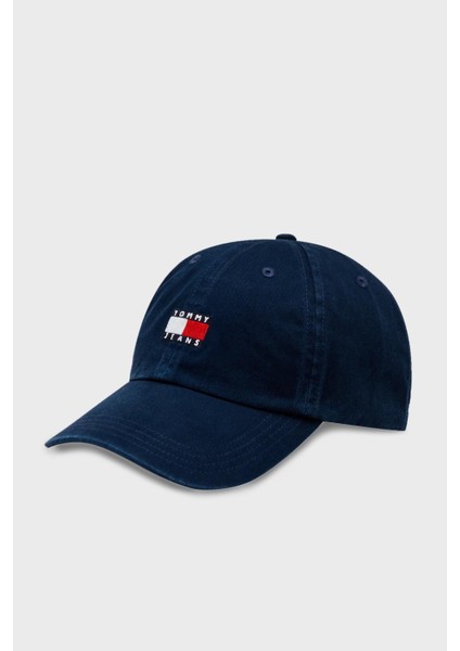 Logolu Organik Pamuklu Şapka Erkek Şapka AM0AM12020 C1G