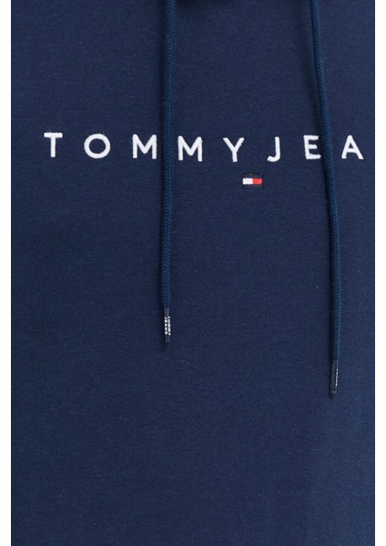 Tommy Jeans Pamuklu Regular Fit Kapüşonlu Sweat Erkek Sweat DM0DM17985 C1G