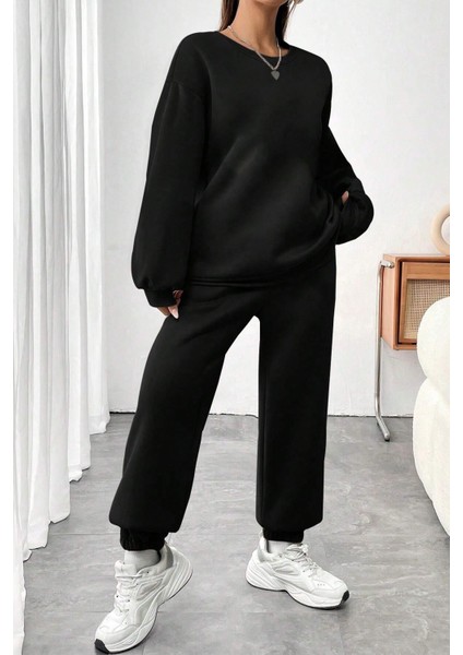 Only Trendwear Unisex 1898 Baskılı Bisiklet Yaka Eşofman Takımı