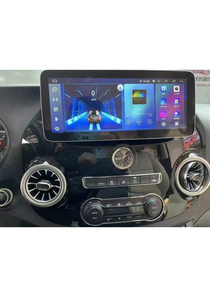 Mercedes Benz Vito Android Sürüm 13 Kablosuz Carplay Navigasyon Multimedya 12.1 Inç Ekran 4gb Ram 64GB Rom Hafıza