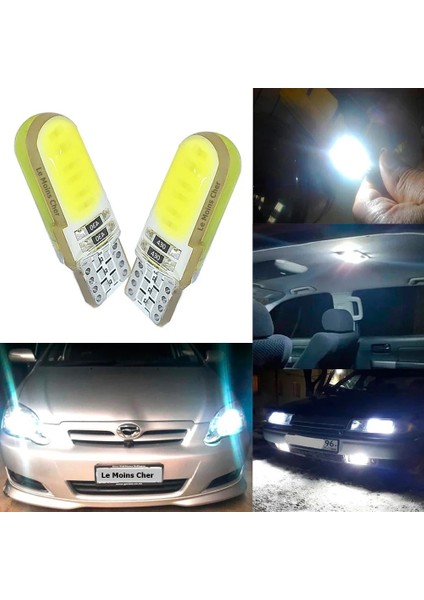 Silikon T10 Park Plaka LED Ampül Beyaz 2 Adet