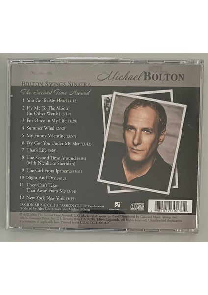 Michael Bolton Bolton Swings Sinatra CD (Orjinal 2006 Dönem Baskı) fiyatları