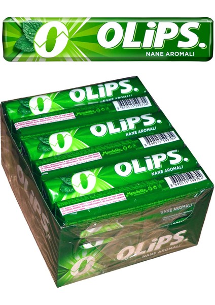 Olips Stick Nane Aromalı Şeker (24 Adet)