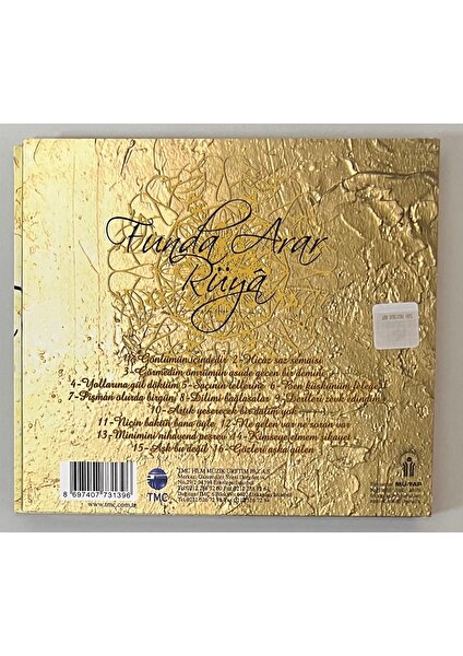 Funda Arar Rüya CD (Orjinal Dönem Baskı)