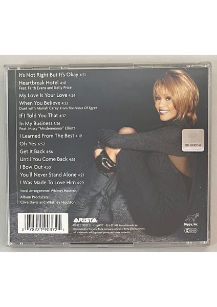 Whitney Houston My Love Is Your Love CD