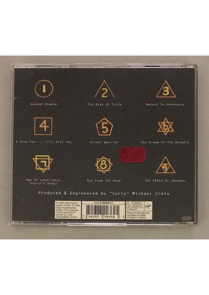 Enigma The Cross Of Changes CD (Orjinal 1993 Dönem Baskı) fiyatları