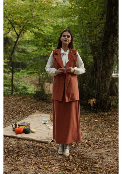 Somon Uzun Kaşe Etek modelleri