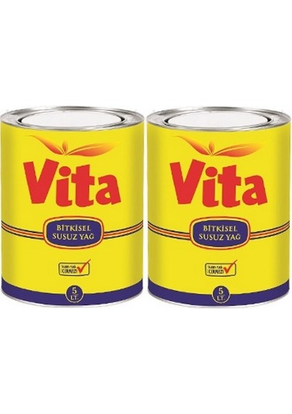 Bitkisel Susuz Margarin 10 Litre (Teneke) (2pk*5lt)